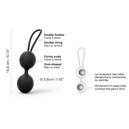 Prestaloveshop Dual Balls Noir Boules de Geisha