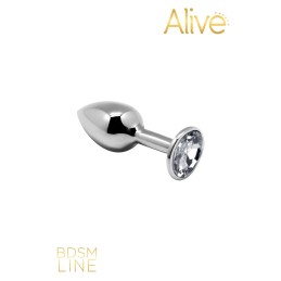 Prestaloveshop Metal Butt Plug Argent Alive BDSM