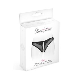 Prestaloveshop String ouvert perle entre jambes