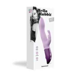 Prestaloveshop Vibromasseur Hello Rabbit Flexible Violet Usb