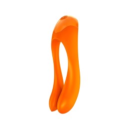 Prestaloveshop Stimulateur orange clitoris pour doigt USB