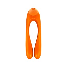 Prestaloveshop Stimulateur orange clitoris pour doigt USB