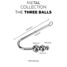 Prestaloveshop The Three balls crochet acier anal