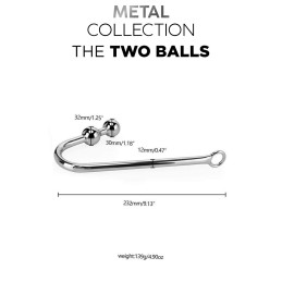 Prestaloveshop The Two balls crochet acier anal