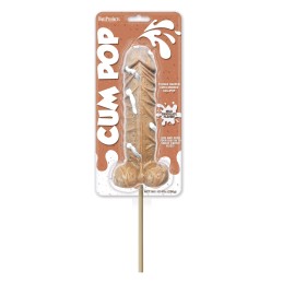 Prestaloveshop Sucette Penis Chocolat au Lait 17 Cm