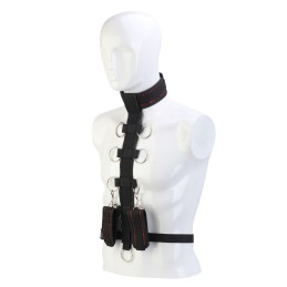 Prestaloveshop Body Restraint Harnais Corps Cou Poignets en