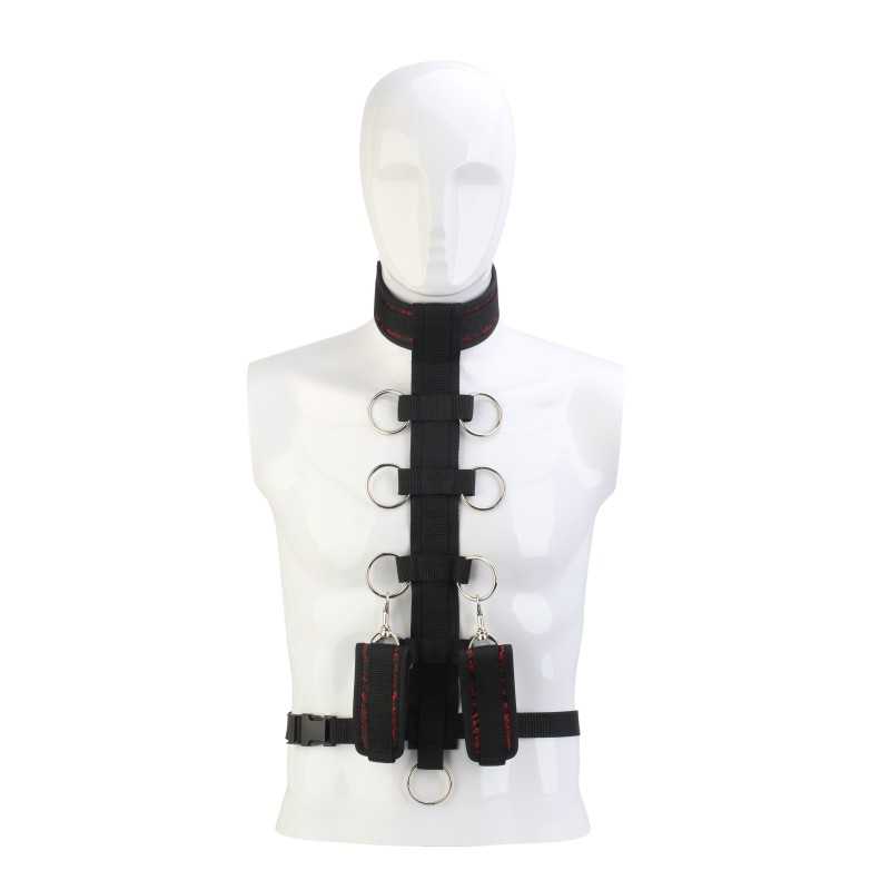 Prestaloveshop Body Restraint Harnais Corps Cou Poignets en