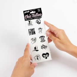 Prestaloveshop Set 10 tatoos Kinky temporaires