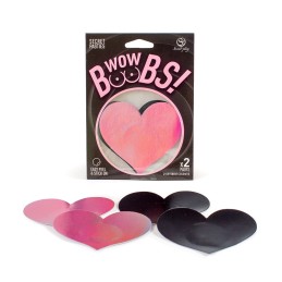 Prestaloveshop Cache tétons Nipple cur x2 paires noir &