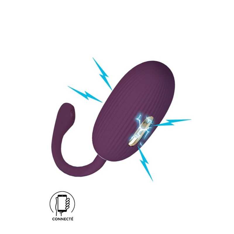 Prestaloveshop Doreen oeuf vibrant connecté USB Android violet