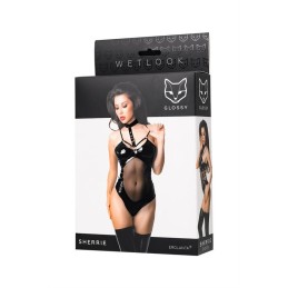 Prestaloveshop Sherrie Body Wetlook Micro Résille