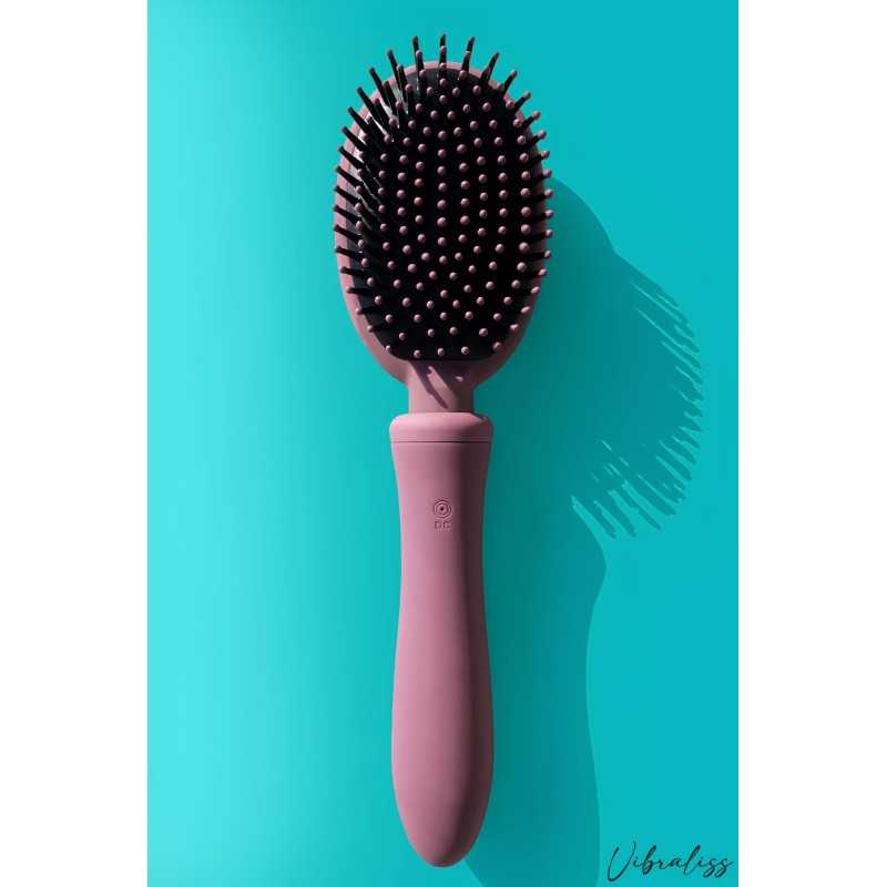 Prestaloveshop Brosse à cheveux Vibromasseur