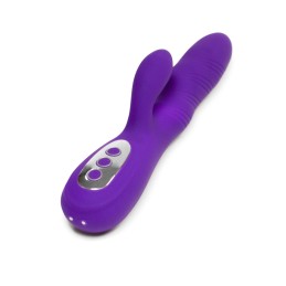 Prestaloveshop Vibromasseur Helin Rabbit Ondulation Violet Et