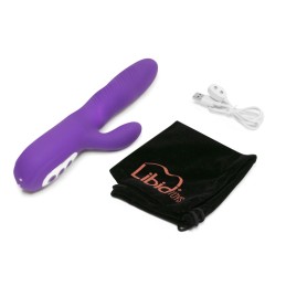 Prestaloveshop Vibromasseur Helin Rabbit Ondulation Violet Et