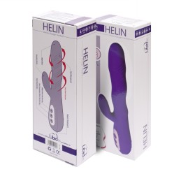 Prestaloveshop Vibromasseur Helin Rabbit Ondulation Violet Et