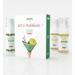 Prestaloveshop Coffret de 3 Huiles de Massage Gourmandes