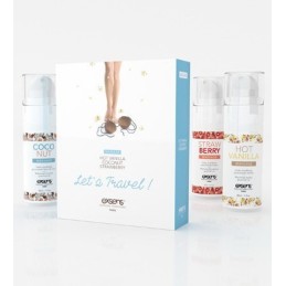 Prestaloveshop Coffret de 3 Huiles de Massage Gourmandes