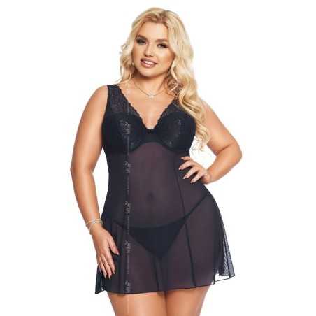 Prestaloveshop Berta Nuisette évasée Grande Taille