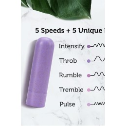 Prestaloveshop Eco Bullet Rechargeable Biodégradable Violet