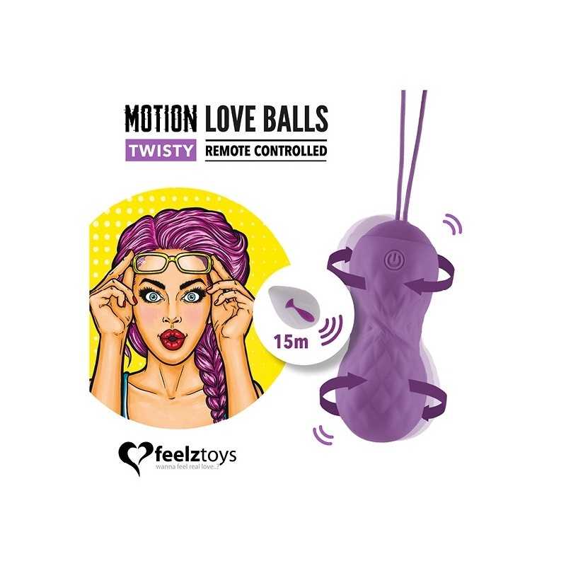 Prestaloveshop Remote Controlled Motion Love Balls Twisty