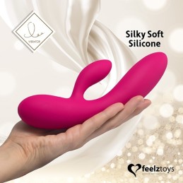 Prestaloveshop Vibromasseur Lea Rabbit 2 Moteurs Fushia Usb