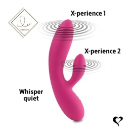 Prestaloveshop Vibromasseur Lea Rabbit 2 Moteurs Fushia Usb