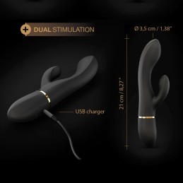 Prestaloveshop Vibromasseur Glam Rabbit 2 Moteurs Rechargeable